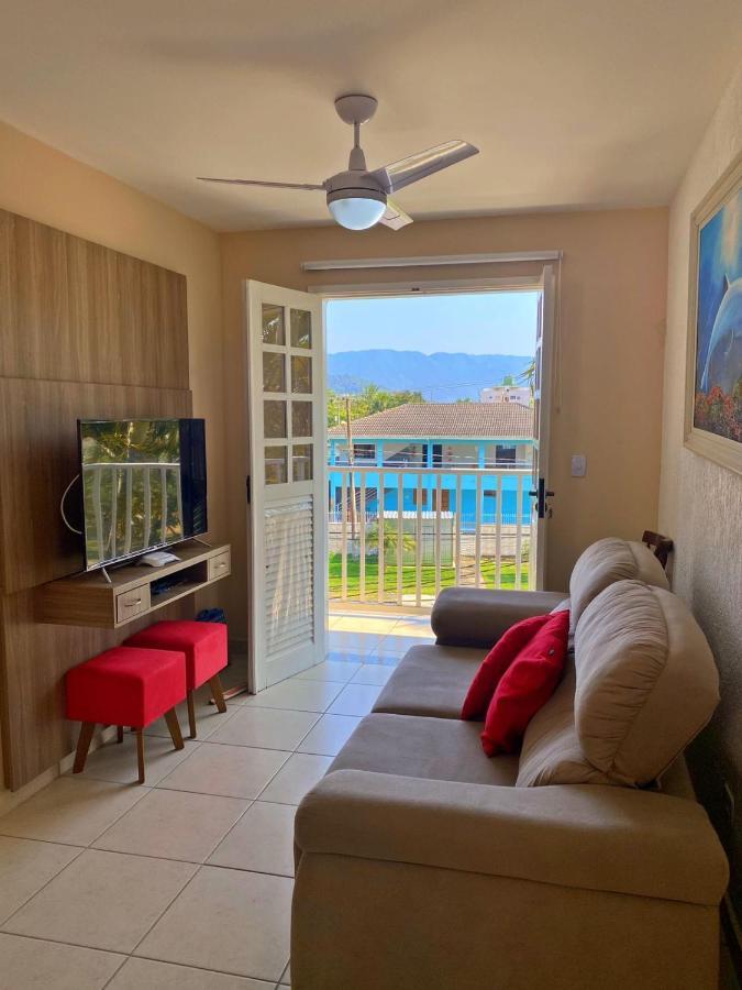 Lindo Apartamento Praia Grande Tenório pé na areia com ar Ubatuba Extérieur photo